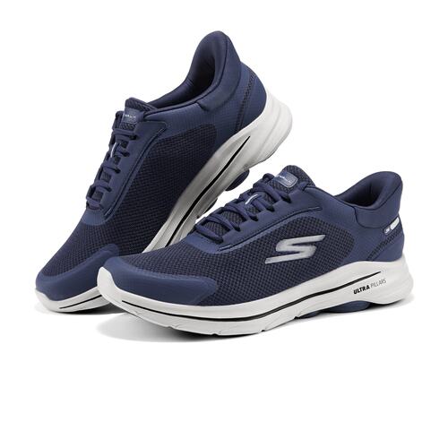 Skechers25新款男士GO WALK 8一脚蹬舒适闪穿健步鞋216776