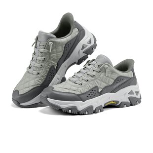 Skechers斯凯奇2025新款男士运动休闲绑带户外云岚徒步鞋237428