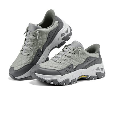 Skechers斯凯奇2025新款男士运动休闲绑带户外云岚徒步鞋237428