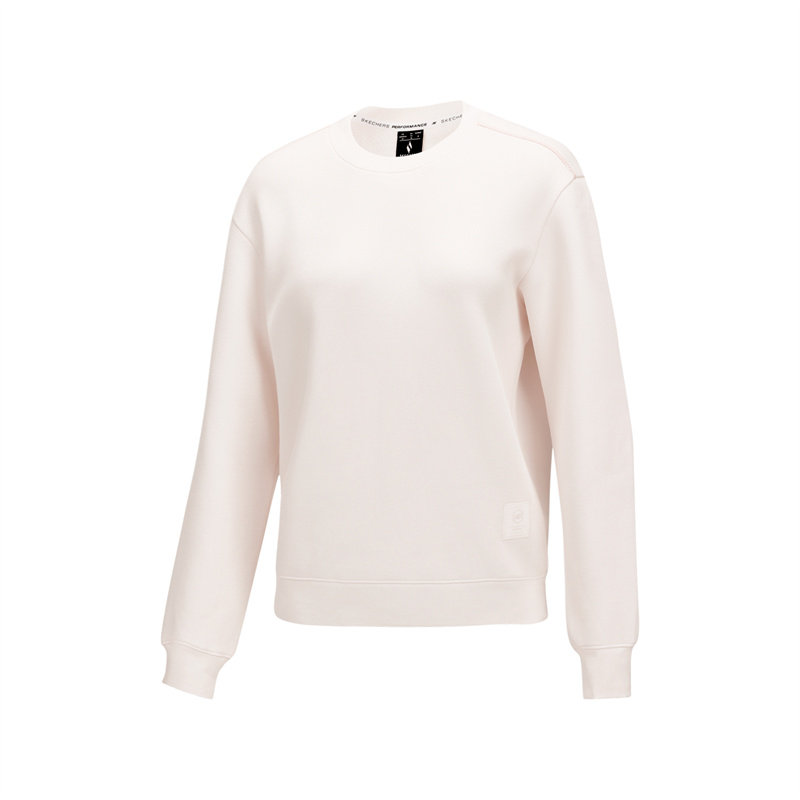 Skechers斯凯奇女士新款舒适百搭运动服潮流时尚休闲卫衣P125W017