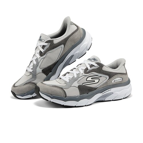 Skechers斯凯奇2025新款男士高回弹轻质专业闪穿运动跑步鞋221104
