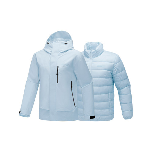 Skechers斯凯奇男女同款秋冬季防水棉服内胆三合一冲锋衣P425U041