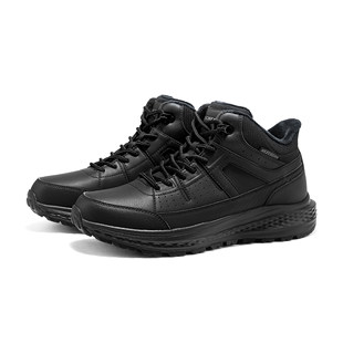 Skechers斯凯奇新款男子秋冬季纯色百搭舒适休闲冬靴雪地靴211569