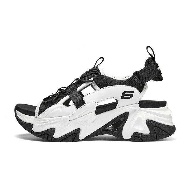 Skechers斯凯奇女鞋夏季轻便厚底机甲风66666302运动凉鞋119874