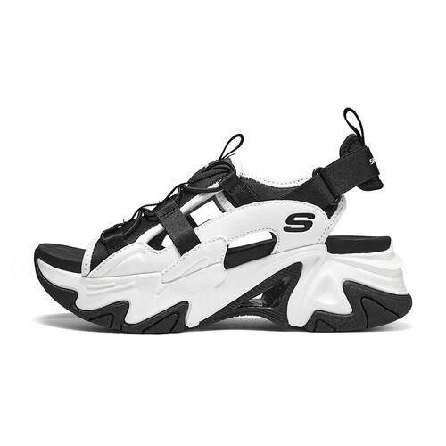 Skechers斯凯奇女鞋夏季轻便厚底机甲风66666302运动凉鞋119874