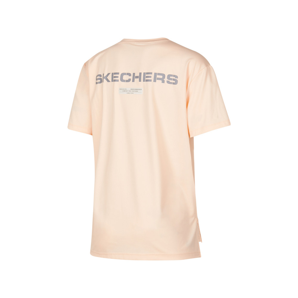 SKECHERS斯凯奇女子针织短袖T恤衫T恤P224W011-02YQ