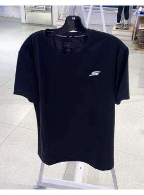 SkechersSKECHERS男款运动休闲针织短袖T恤舒适透气上衣P220M028