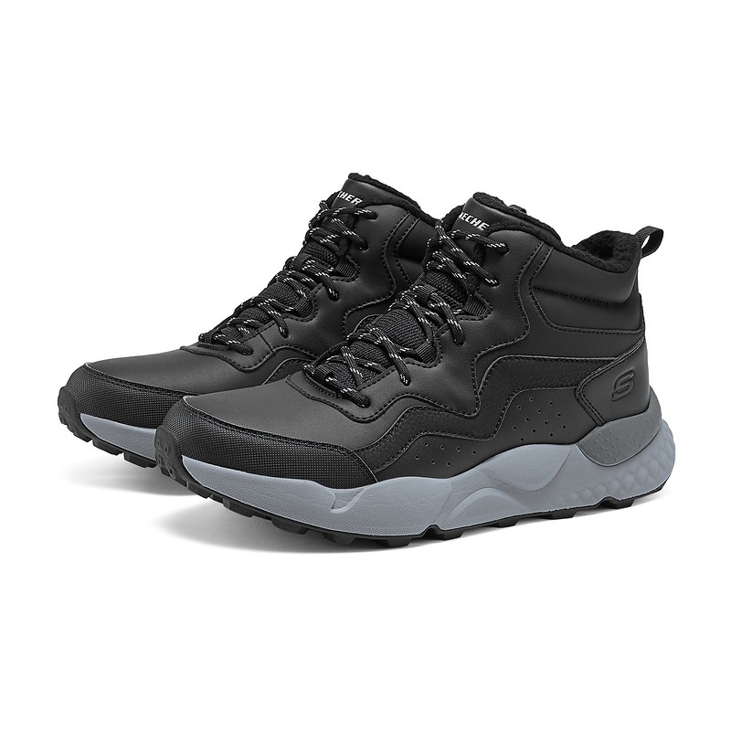 斯凯奇男士冬季加绒保暖厚底鞋