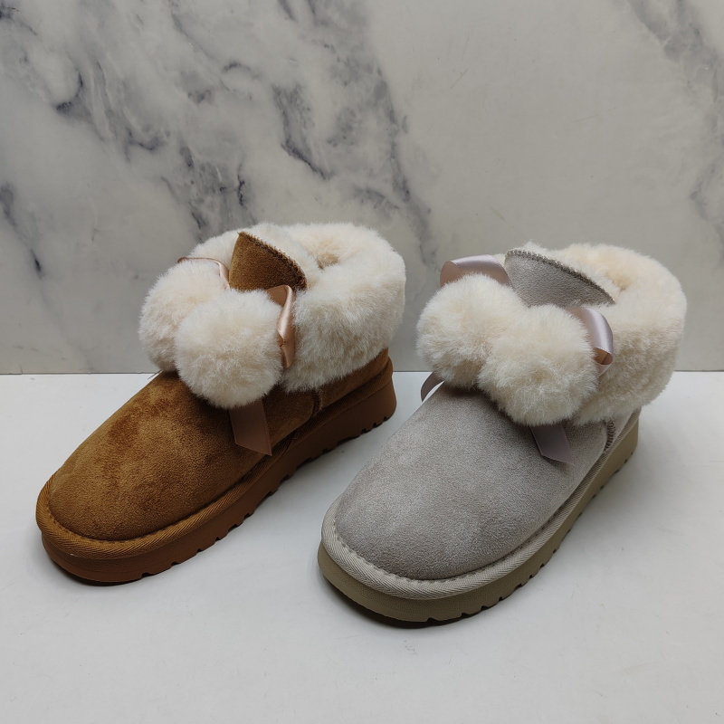 工厂直销2025冬款女鞋圆头厚底韩版洋气雪地靴女鞋防滑保暖女鞋,女鞋,时尚雪地靴,淘宝优惠券,粉丝福利购,淘宝优惠卷