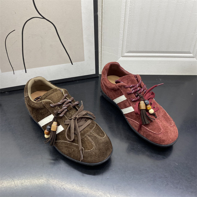 工厂直销2025秋款女鞋圆头平底韩版洋气休闲鞋女鞋防滑真皮女鞋,女鞋,时尚休闲鞋,淘宝优惠券,粉丝福利购,淘宝优惠卷