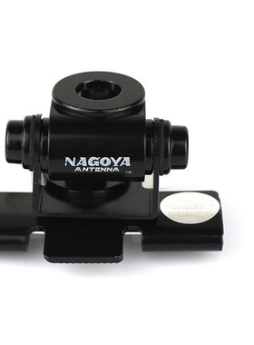 车载台夹边对讲机天线卡边RB-400黑色不锈钢万向通用夹边