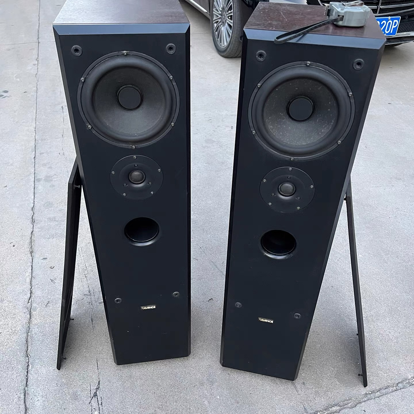 二手原装进口丹麦皇冠ALPHA 330i发烧7寸落地音箱家用的HIFI音响