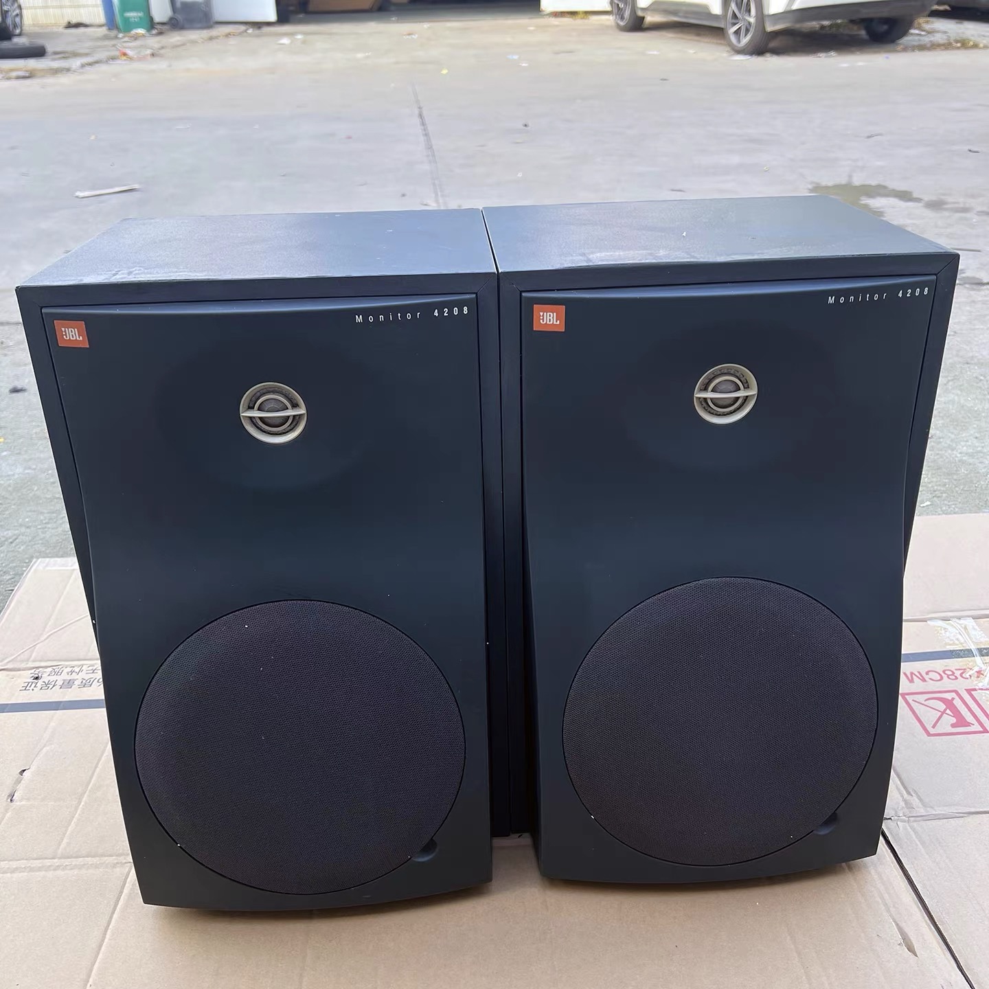 二手原装进口美国JBL 4208发烧监听8寸书架音箱家用2分频HIFI音响