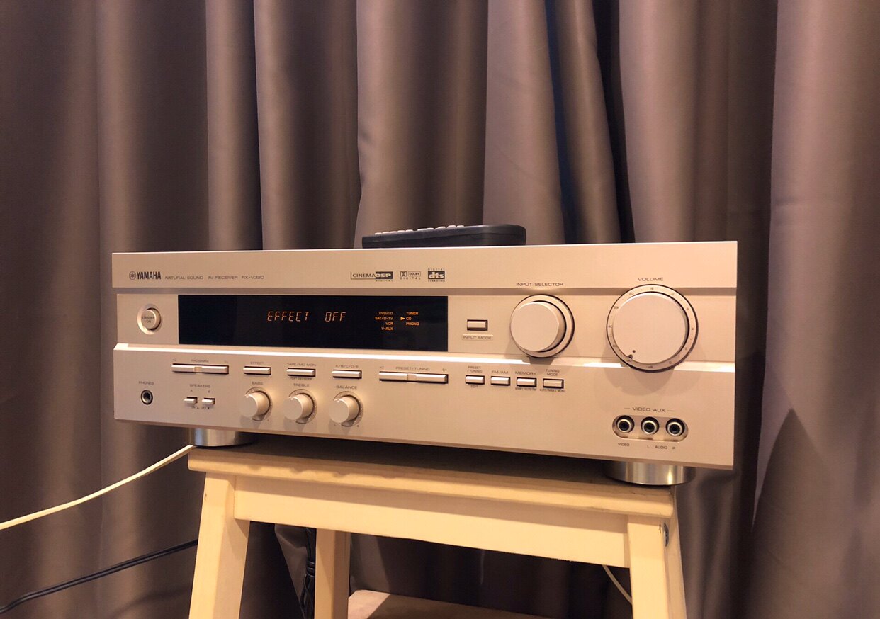 二手YAMAHA雅马哈RX-V320 5.1功放机光钎同轴双带遥控器包邮