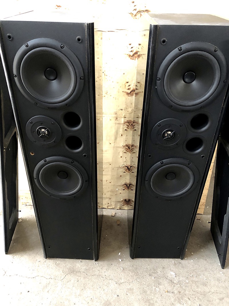 二手原装进口德国MB Quart歌德QL C404发烧双6.5寸落地音箱音响