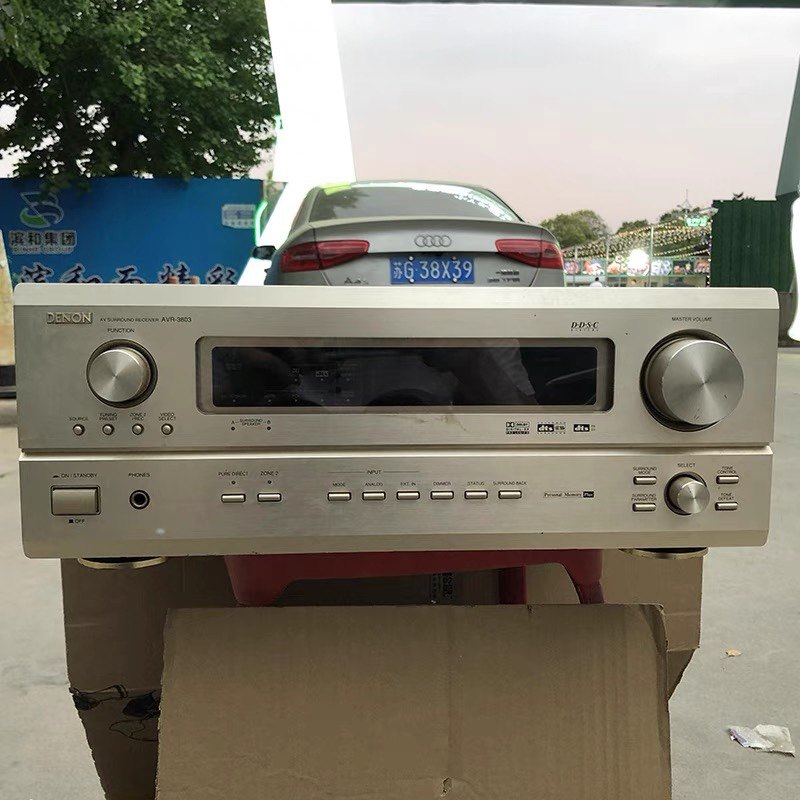 二手原装进口天龙AVR-3803家用7.1家庭影院功放机光钎同轴DTS解码