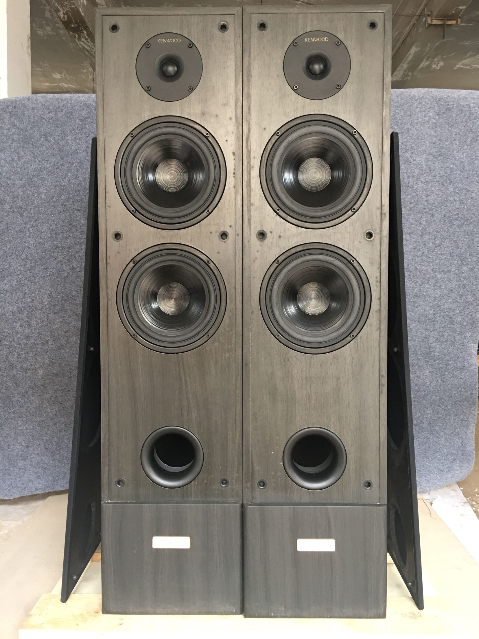 二手原装进口日本KENWOOD建伍KS-T245落地音箱家用无源发烧音响