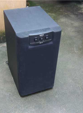 二手进口雅马哈SW-80 家庭影院8寸低音喇叭 音响功放机有源低音炮