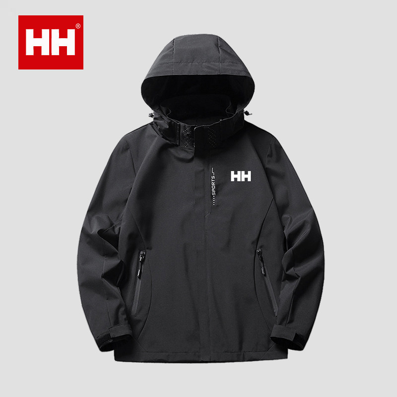 官方正品HH2024新款户外冲锋上衣男女三合一防风防水春秋加厚外套