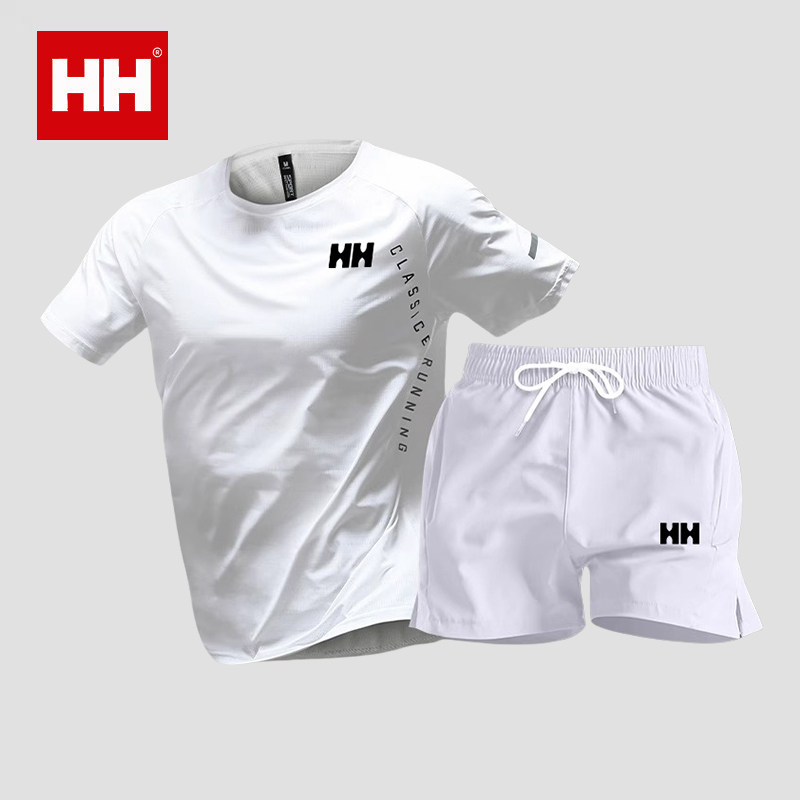 官方正品HH羽毛球服男运动套装夏季冰丝速干衣装备全套乒乓球短袖