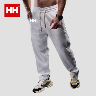 官方正品HH秋冬季新款男士运动健身休闲长裤跑步训练工装直筒裤子