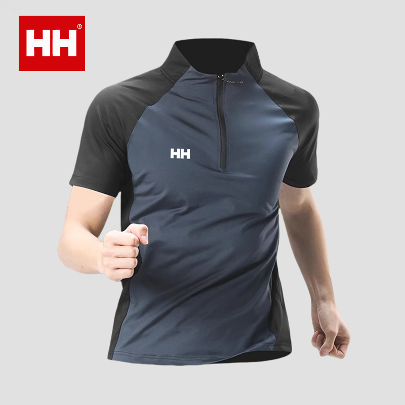 官方正品HH骑行服男士防风山地公路摩托自行车服夏季冰丝速干短袖