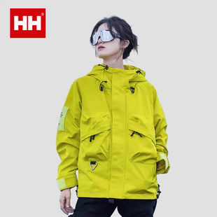 官方正品HH户外冲锋衣女2025新款春秋防风防水登山服外套男款连帽