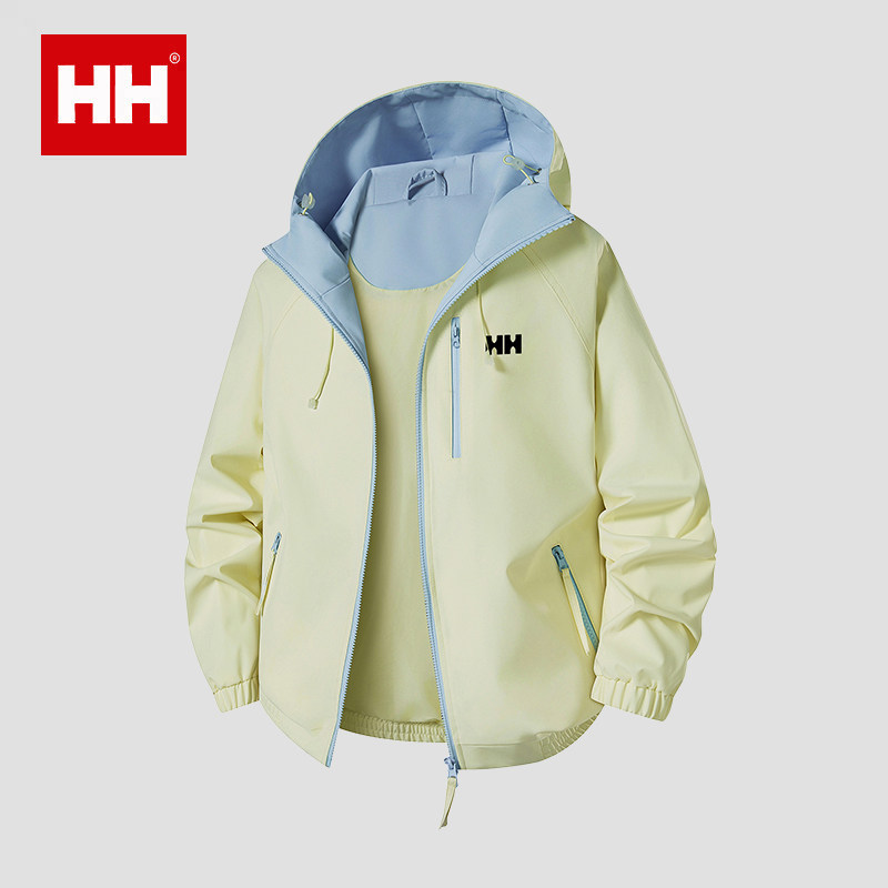 官方正品HH超好看冲锋衣女2025新款春秋季防风透气轻薄夹克外套男