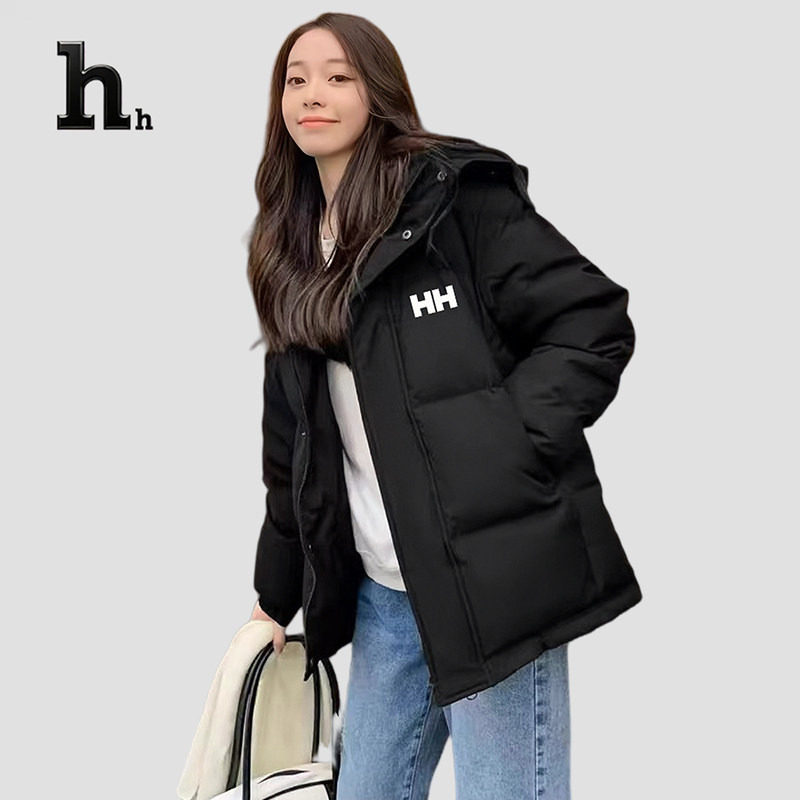 正品HH羽绒棉衣女士秋冬2024新款小个子加棉加厚棉袄棉服外套