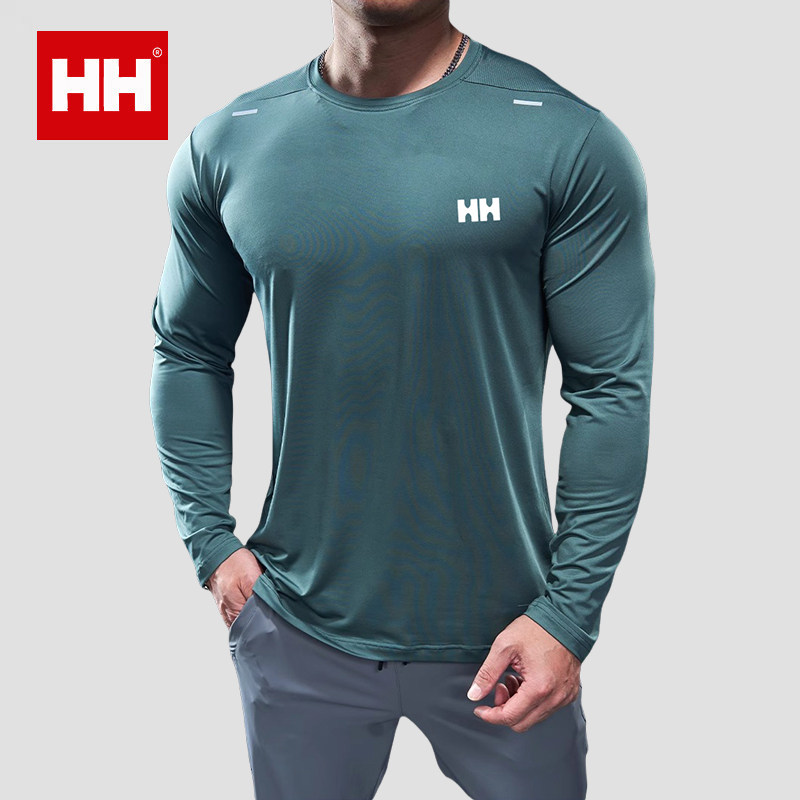 官方正品HH男夏季运动健身房衣服专用休闲薄修身速干长袖T恤跑步,运动服/休闲服装,运动T恤,淘宝优惠券,粉丝福利购,淘宝优惠卷