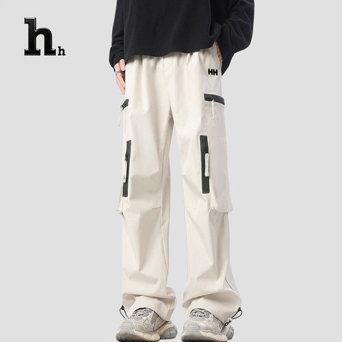 官方正品HH山系户外美式机能冲锋裤男士大口袋宽松直筒伞兵工装裤