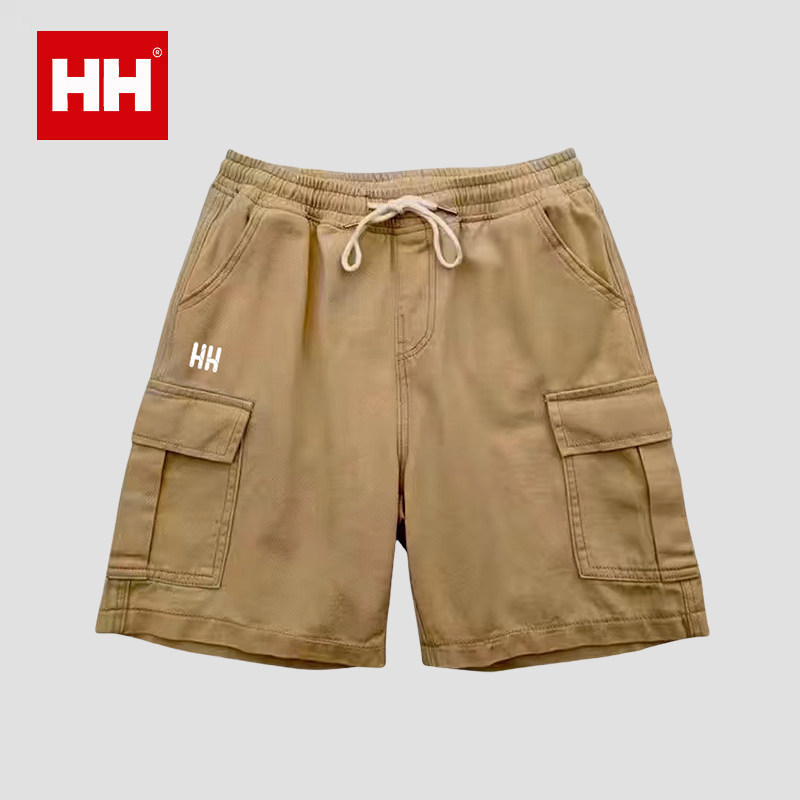 官方正品HH夏季2025新款工装短裤男复古百搭宽松直筒纯棉运动中裤,男装,短裤,淘宝优惠券,粉丝福利购,淘宝优惠卷
