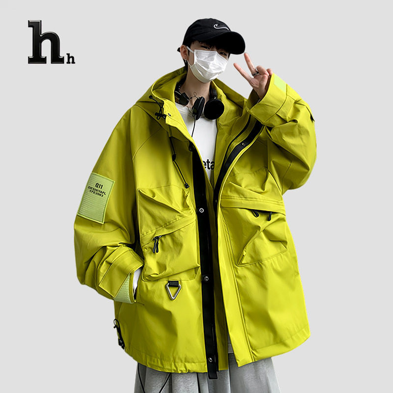 官方正品HH户外登山冲锋衣外套男秋冬款美式机能加大码飞行员夹克