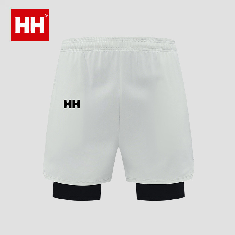 官方正品HH25夏男款运动内衬双层篮球短裤美式跑步透气弹力健身服