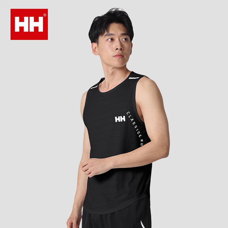 正品HH25夏男款冰丝运动背心速干衣马拉松篮球训练服健身衣服