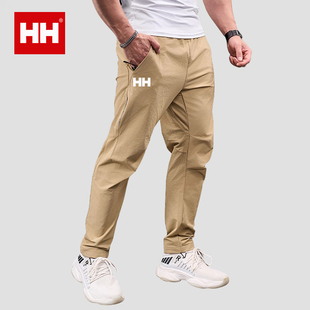 官方正品HH夏季新款男士运动健身房专用长裤休闲跑步训练裤子微弹