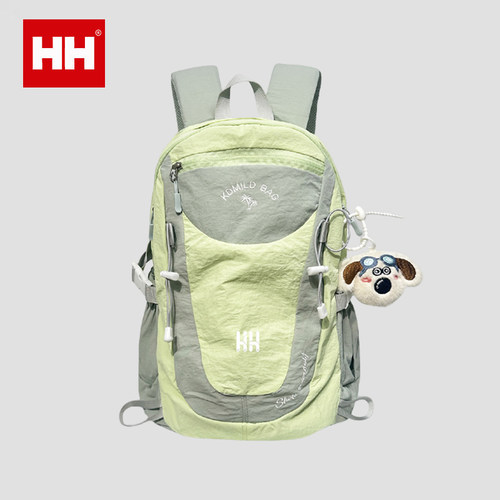 正品HH大容量登山包女2025新款设计感双肩包INS风旅行背包男