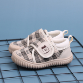 宝宝家居软底防滑入园鞋 儿童帆布机能鞋 幼儿园室内鞋 春秋男女童鞋