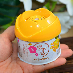 桃花岛满园桂花固体空气清新剂100g 经典 老牌国货家庭卫生间厕所