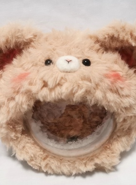 blythe小布BJD娃娃点点holala可爱动物毛线帽子外出面罩头套