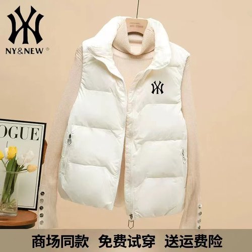 品牌2025年新款春秋季立领羽绒马甲女轻薄透气流背心羽绒服外套女