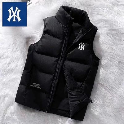 品牌新款大码情侣保暖马夹轻薄透气羽绒马甲女立领背心羽绒马甲男