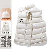 马夹外套男潮 情侣冬天加厚保暖坎肩冬装 品牌羽绒马甲女秋冬季 新款