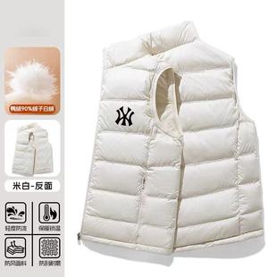 品牌羽绒马甲女秋冬季新款情侣冬天加厚保暖坎肩冬装马夹外套男潮