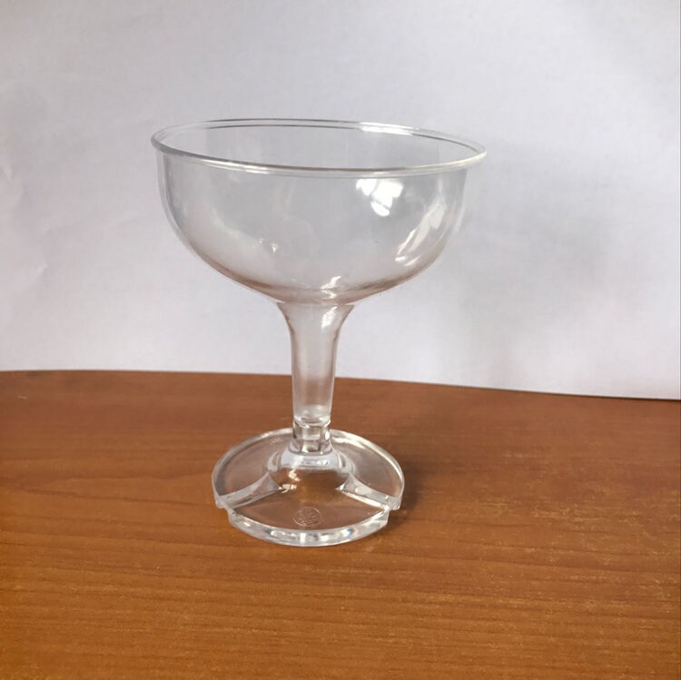 婚庆道具用品 塑料高脚杯 亚克力香槟杯 香槟塔杯子 搭三角形杯塔