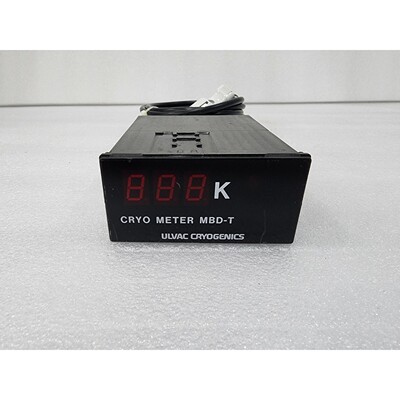 ULVAC CRYOGENICS METER CRYOGENICS MBD-T(POWER ON)