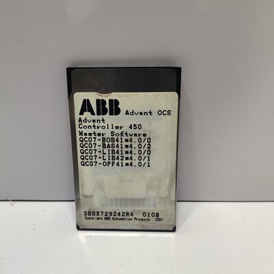ABB QC07-BOB41 3BSX729242R4 Advant OCS Advant 控制器 450