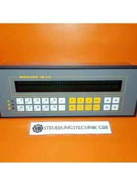 DRESCHER TM210 Sistema De Control - Pantalla De Texto