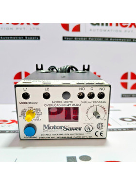 Symcom Motor Saver MS777C 过载继电器 20-90A