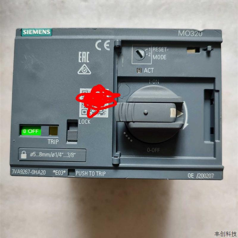 MO320 3VA9267-0HA20西门子接触器,实物图,